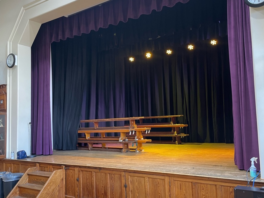 High School Stage Curtains->title 1